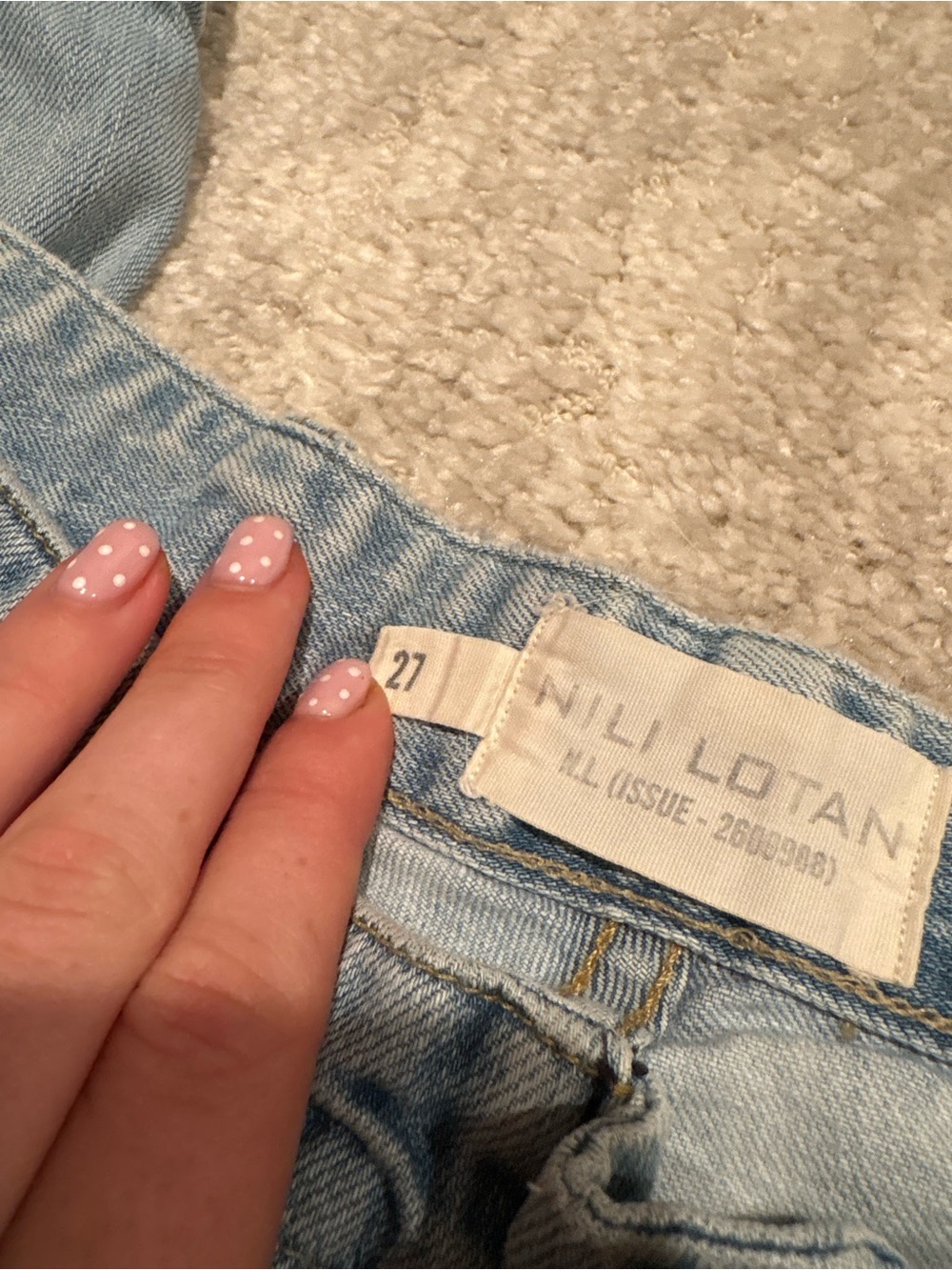Nili lotan mid rise military cropped jeans - Picture 3 of 4